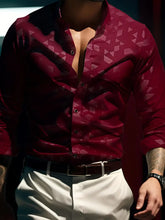 Rhaister β Long Sleeve Button Down Shirt for Men